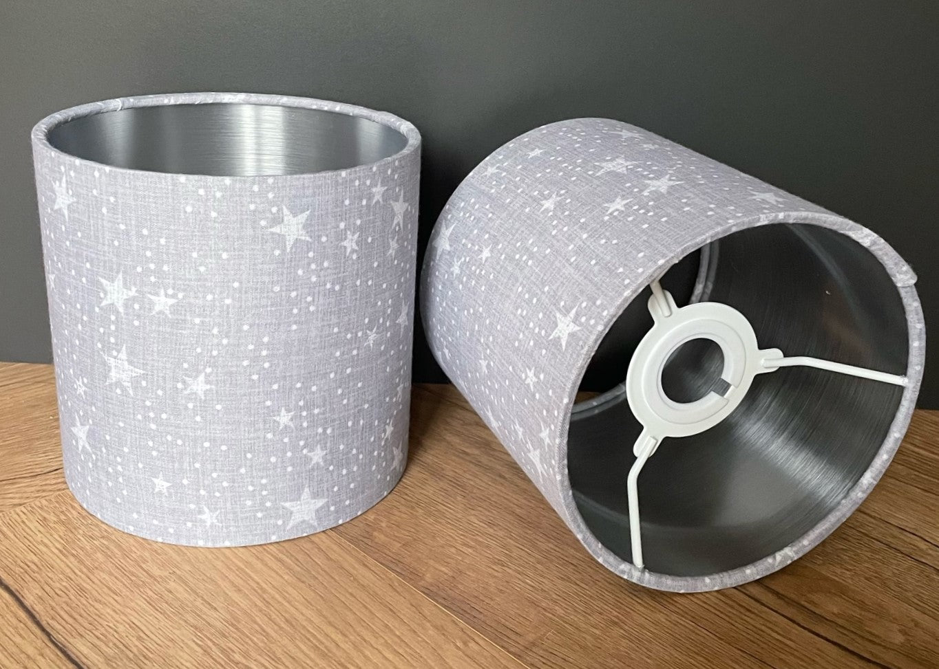 Light Grey Star Lampshade