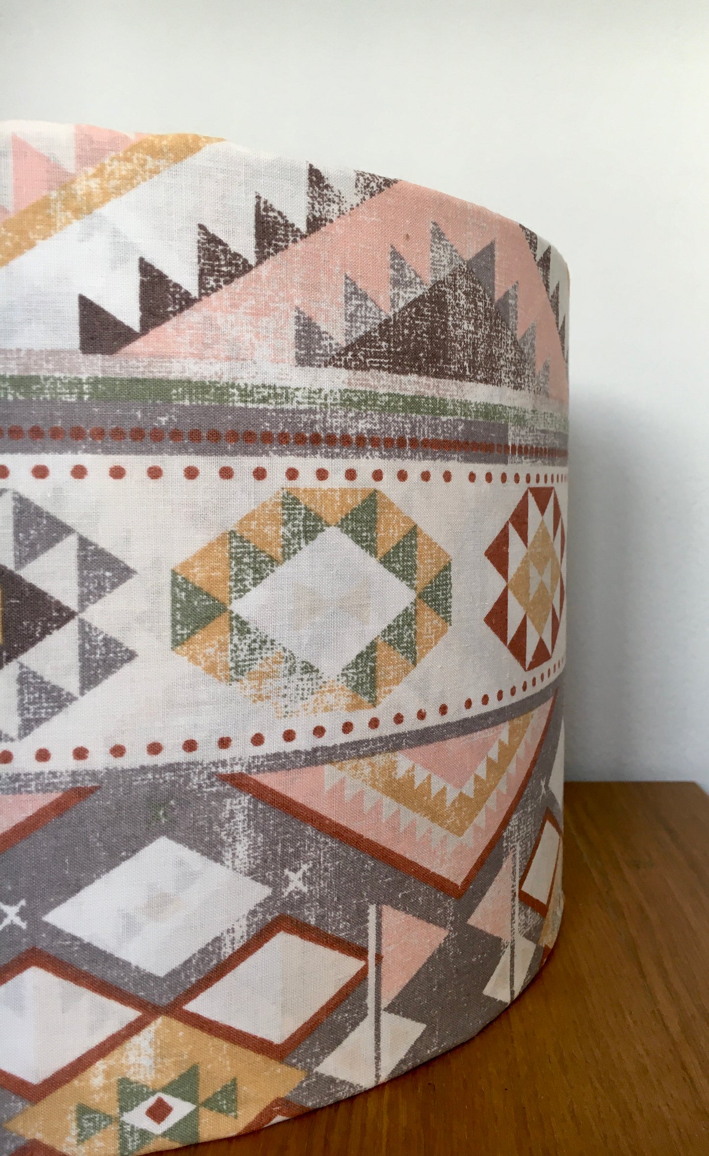 Sun Baked Tribal Patterned Lampshade