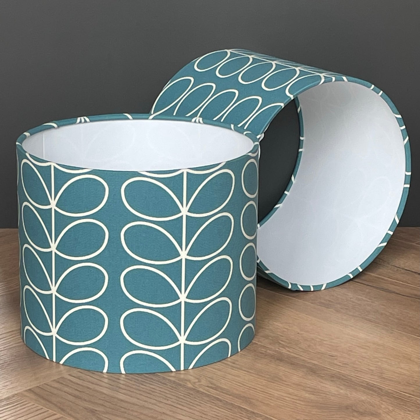 Orla-Kiely-teal-deep-duck-egg-fabric-lampshade-retro-linea-stem