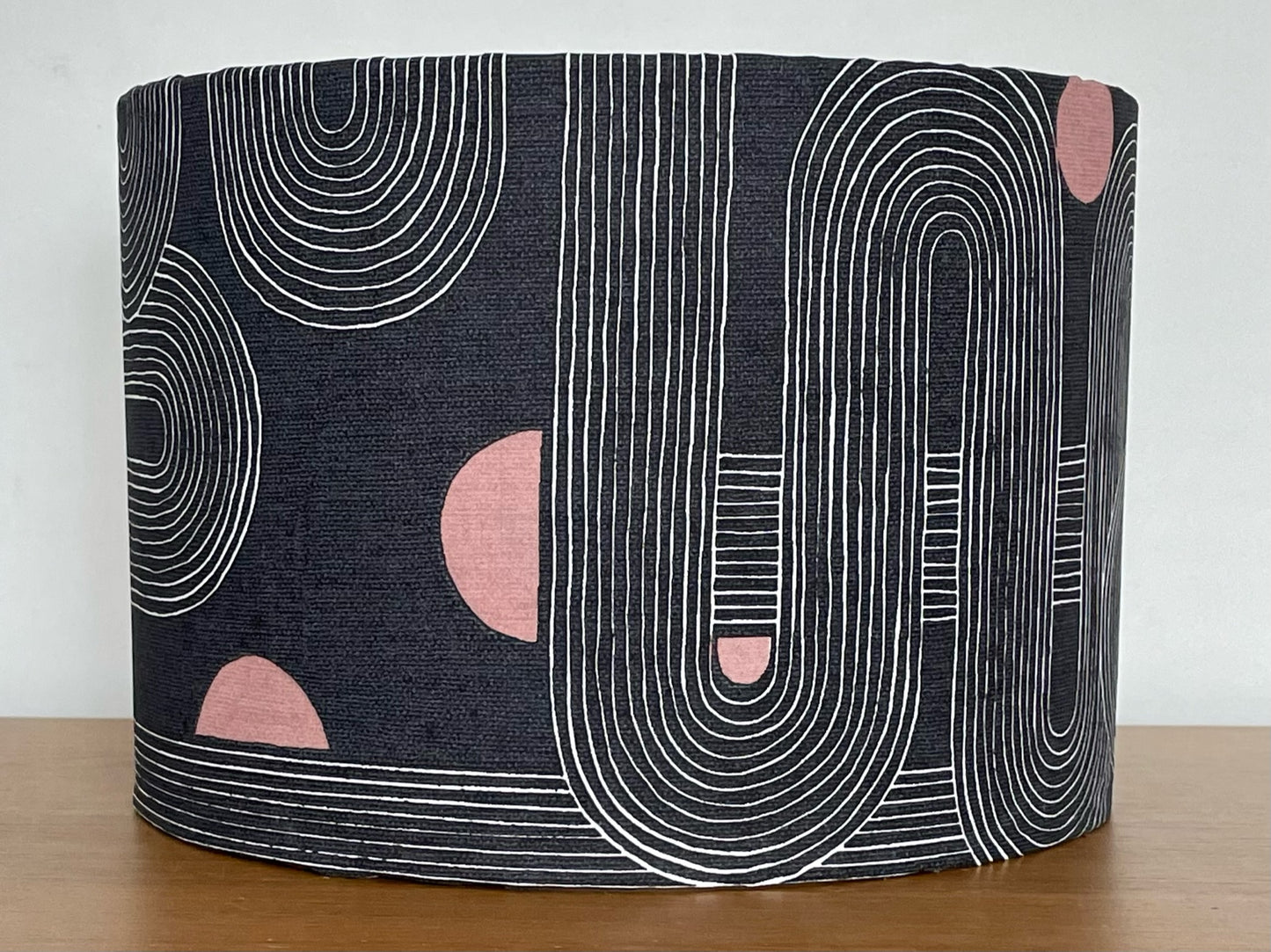 charcoal-blush-pink-lampshade-ceiling-pendant