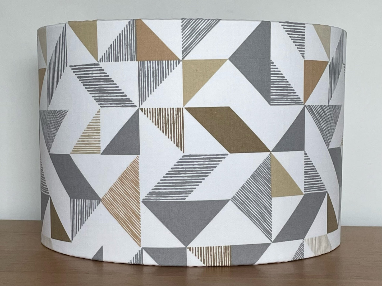 earthy-white-grey-brown-triangle-lampshade-drum-ceiling-pendant