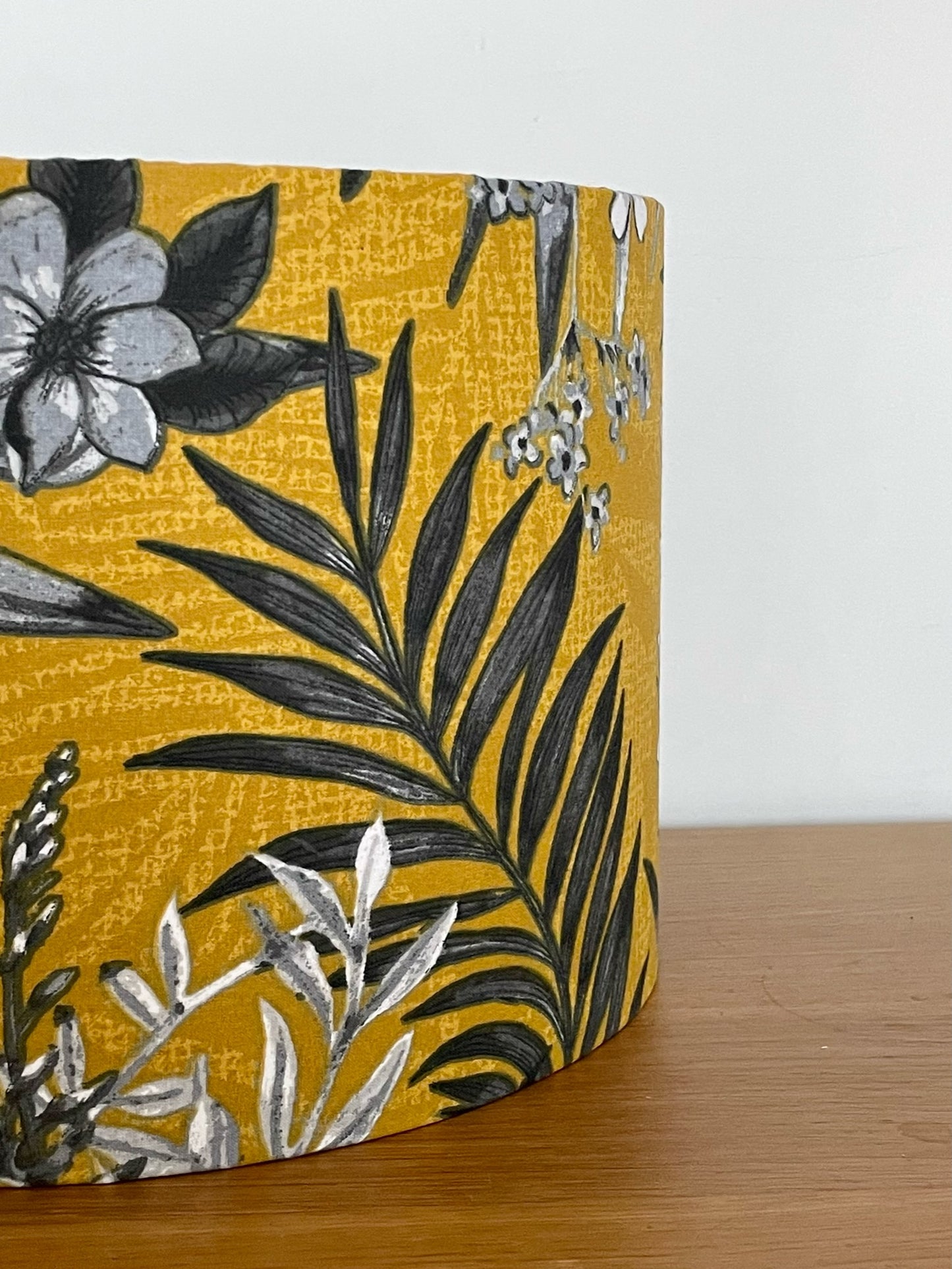 mustard-tropical-yellow-lampshade-drum-ceiling-pendant