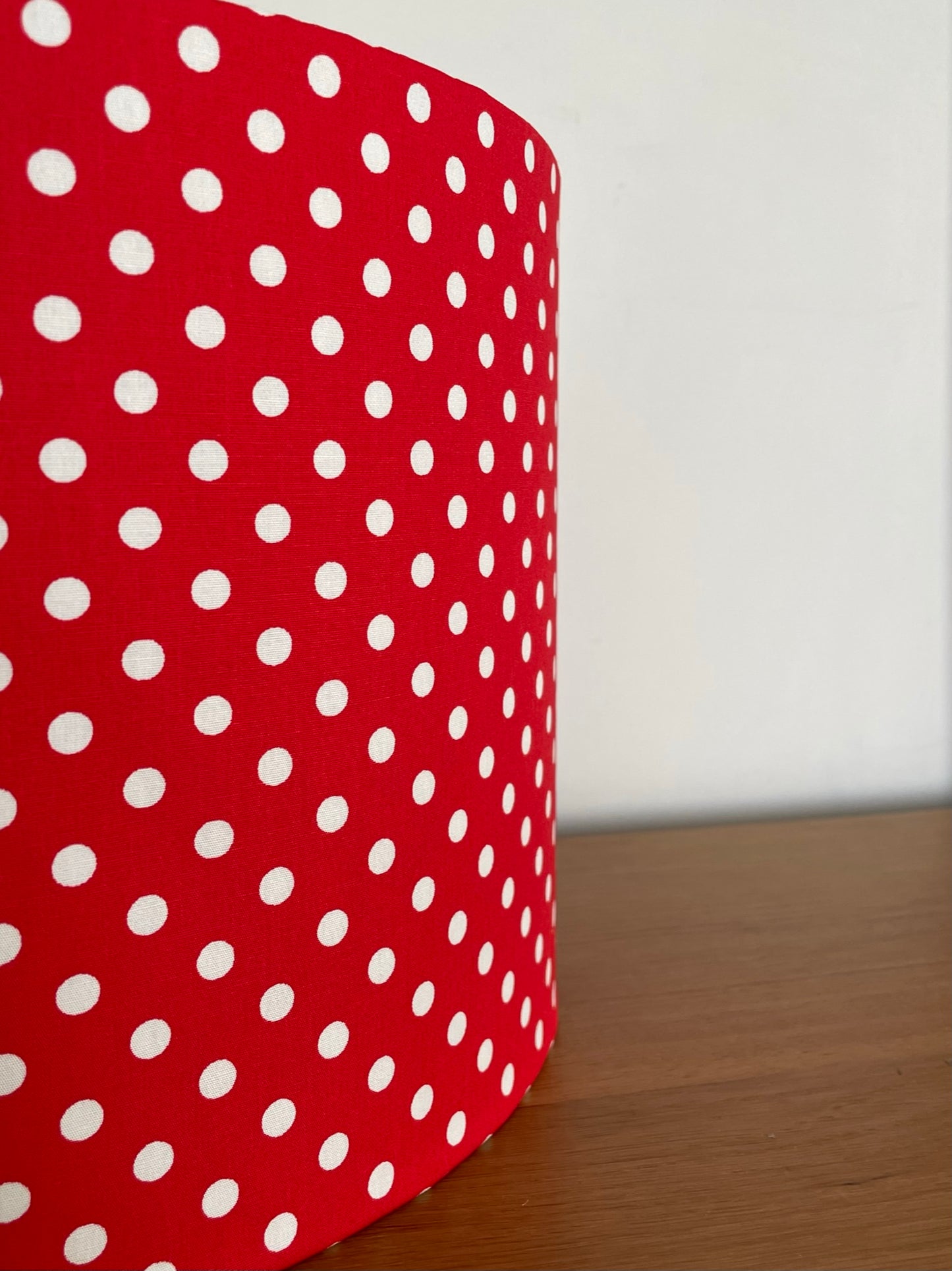 red-white-polka-dot-spotty-lampshade-ceiling-pendant