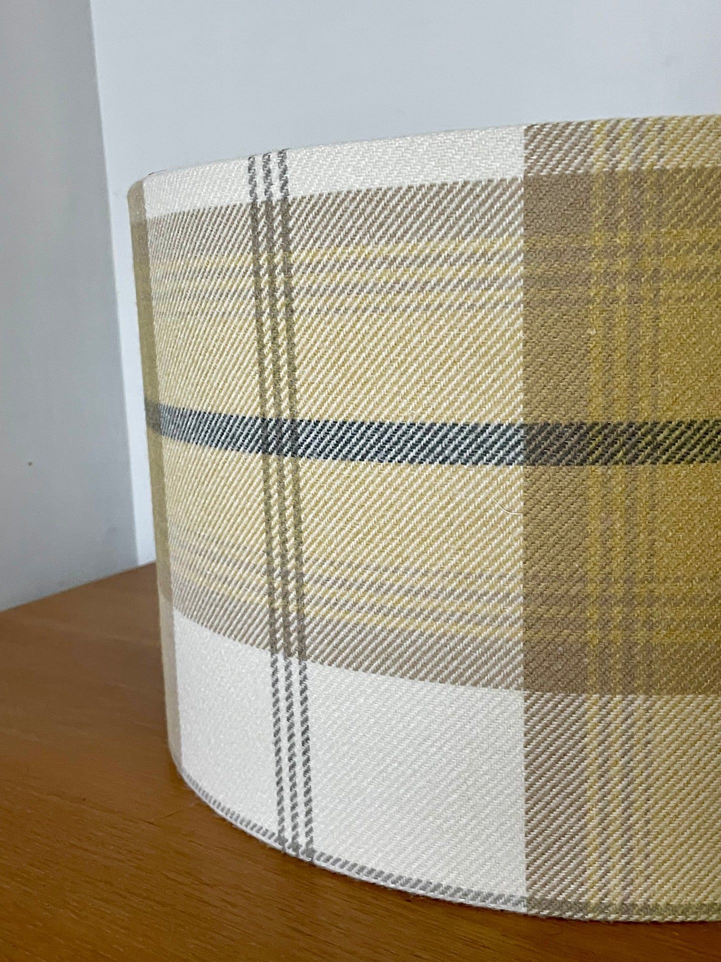 Yellow Tartan Lampshade