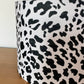 Leopard Print Black and White Lampshade Animal