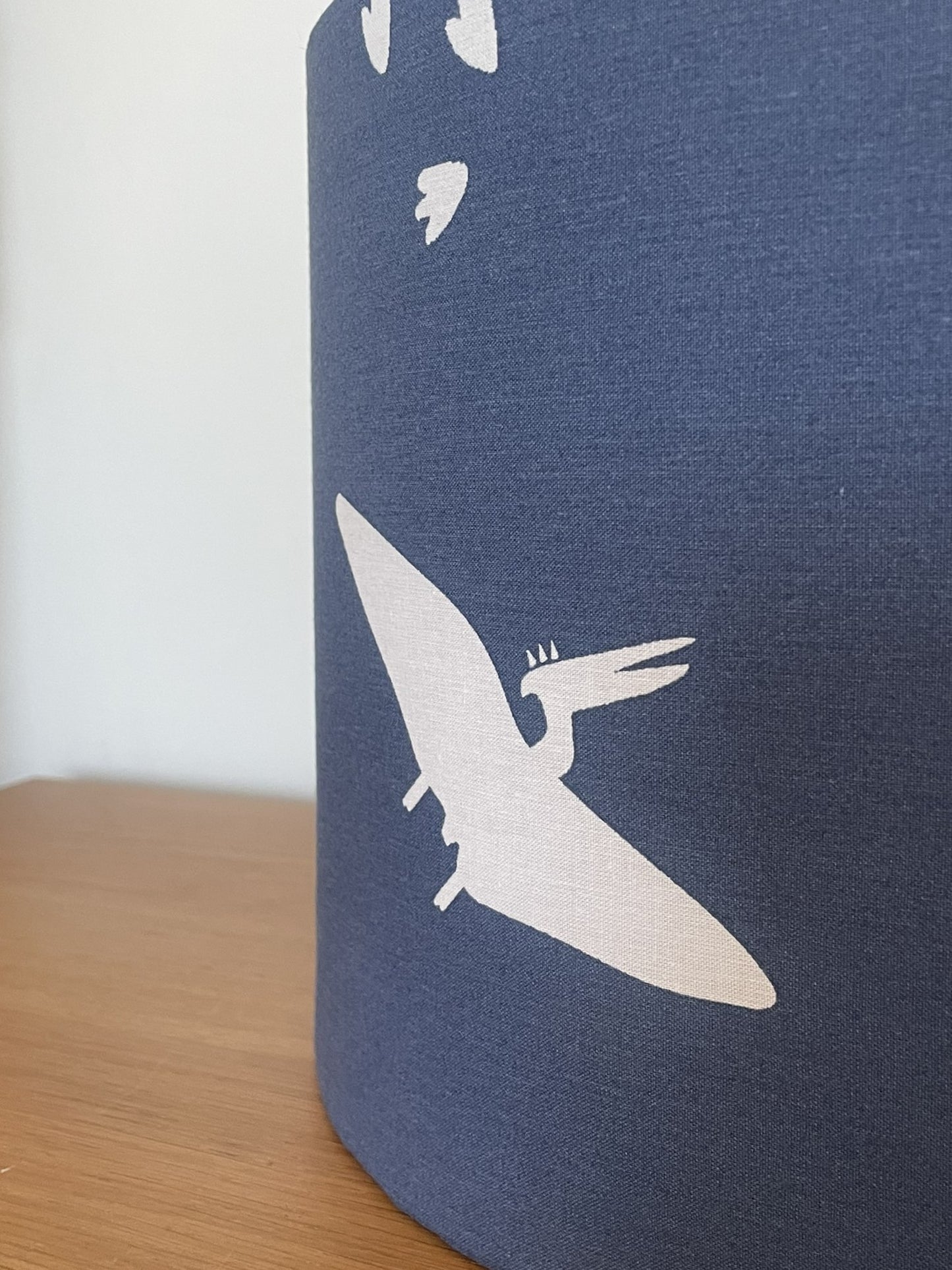 Blue and White Dinosaur Lampshade