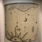 Off-White and Grey Celestial Lampshade
