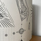 Off-White and Grey Celestial Lampshade