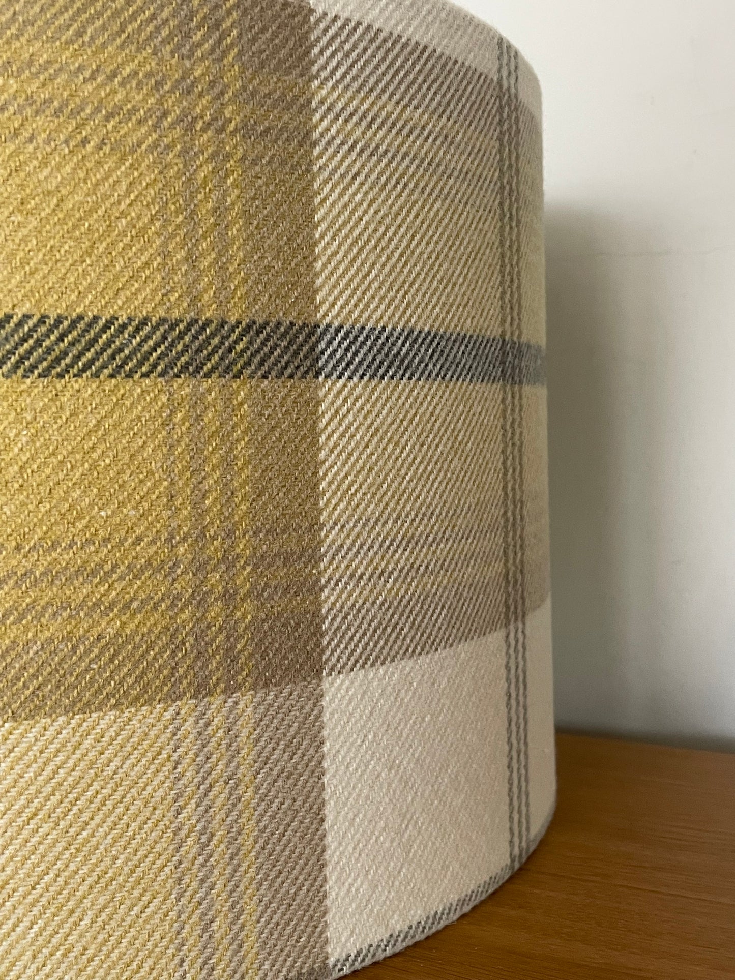 Yellow Tartan Lampshade
