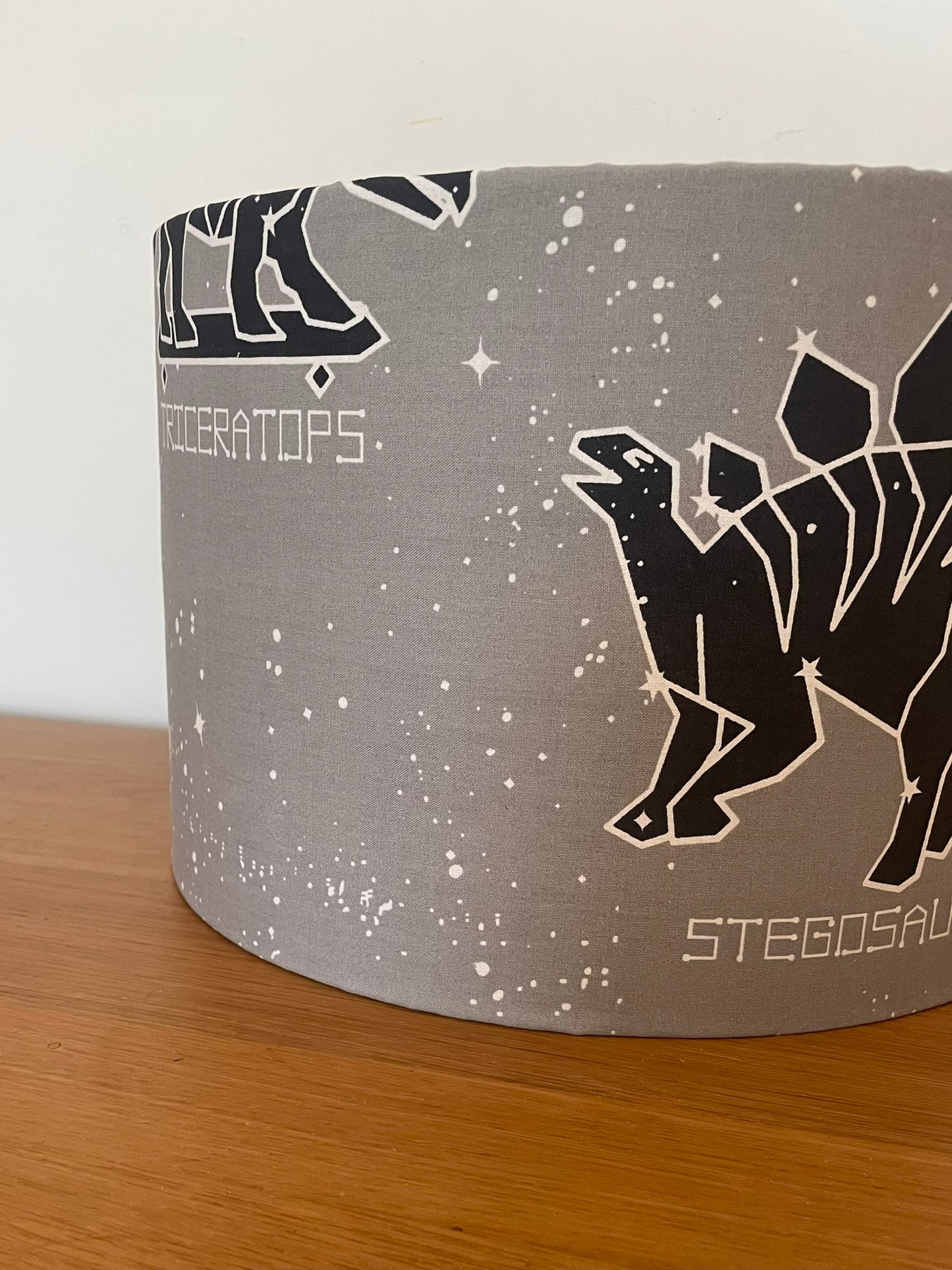 Grey Dinosaur Constellation Lampshade