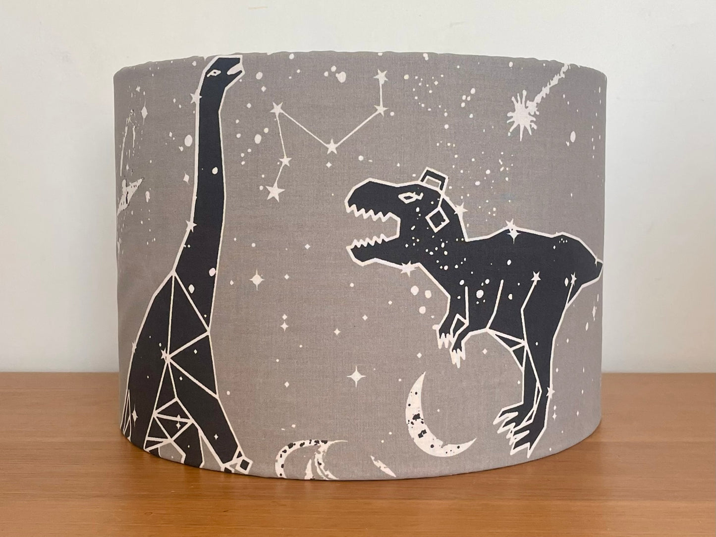 Grey Dinosaur Constellation Lampshade