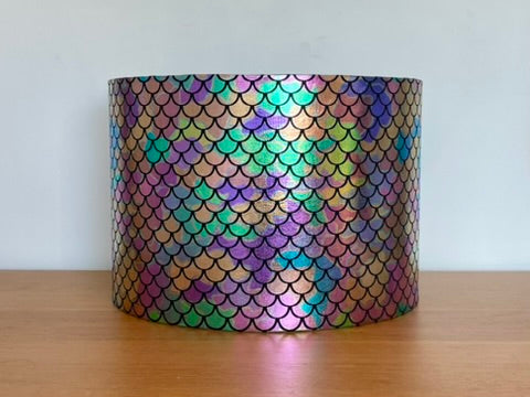Mermaid Fish Scale Iridescent Lampshade