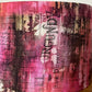 Burgundy Vineyard Distressed Lampshade