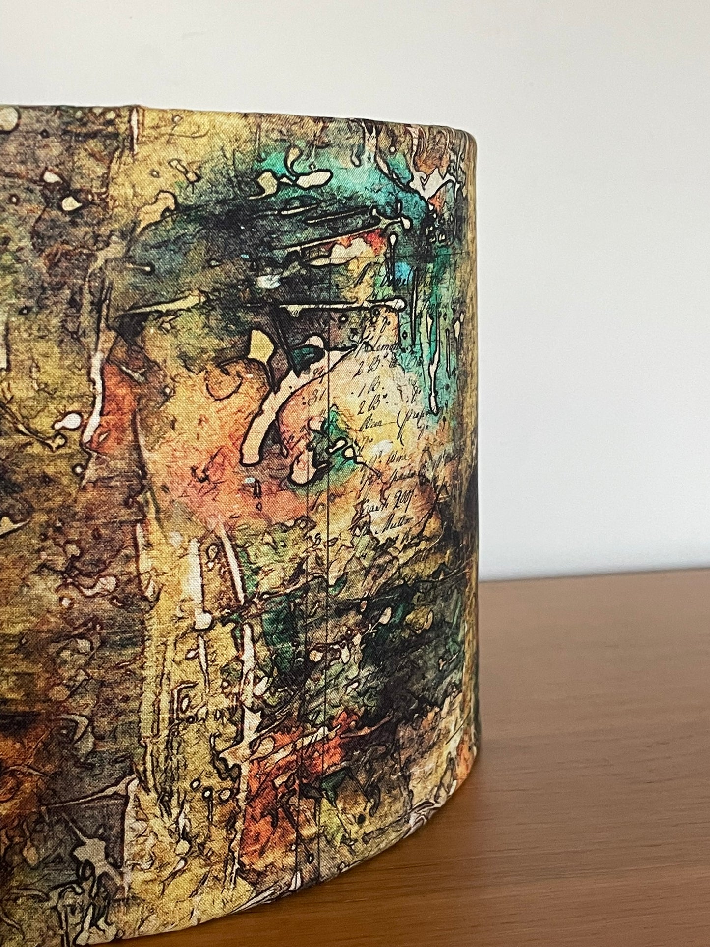 Painters Drop Cloth Multi Colour Lampshade