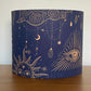 Navy and gold constellation Lampshade