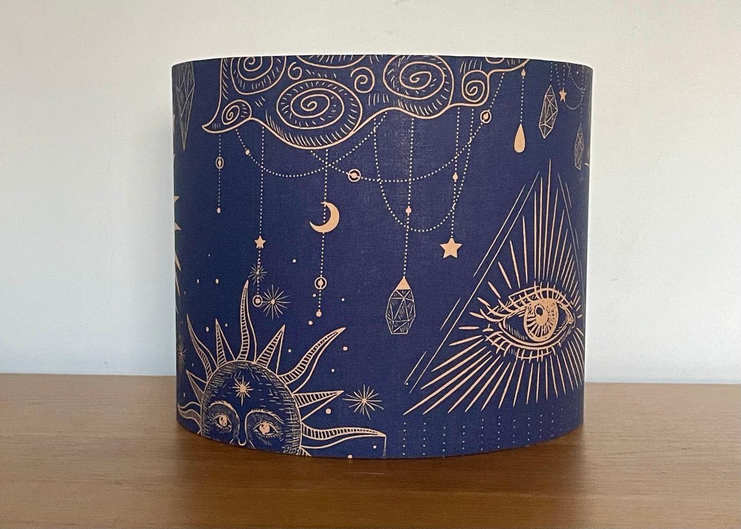 Navy and gold constellation Lampshade