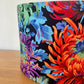 Bright Purple, Orange, Blue, Green and Black Chrysanthemum Lampshade
