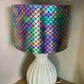 Mermaid Fish Scale Iridescent Lampshade