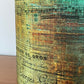 Green Gold Distressed Patina Lampshade