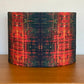 Grunge Red Tartan Distressed Lampshade