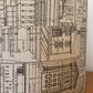 Architectural Blueprint Print Lampshade