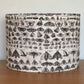 Charcoal Moth Lampshade