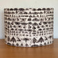Charcoal Moth Lampshade
