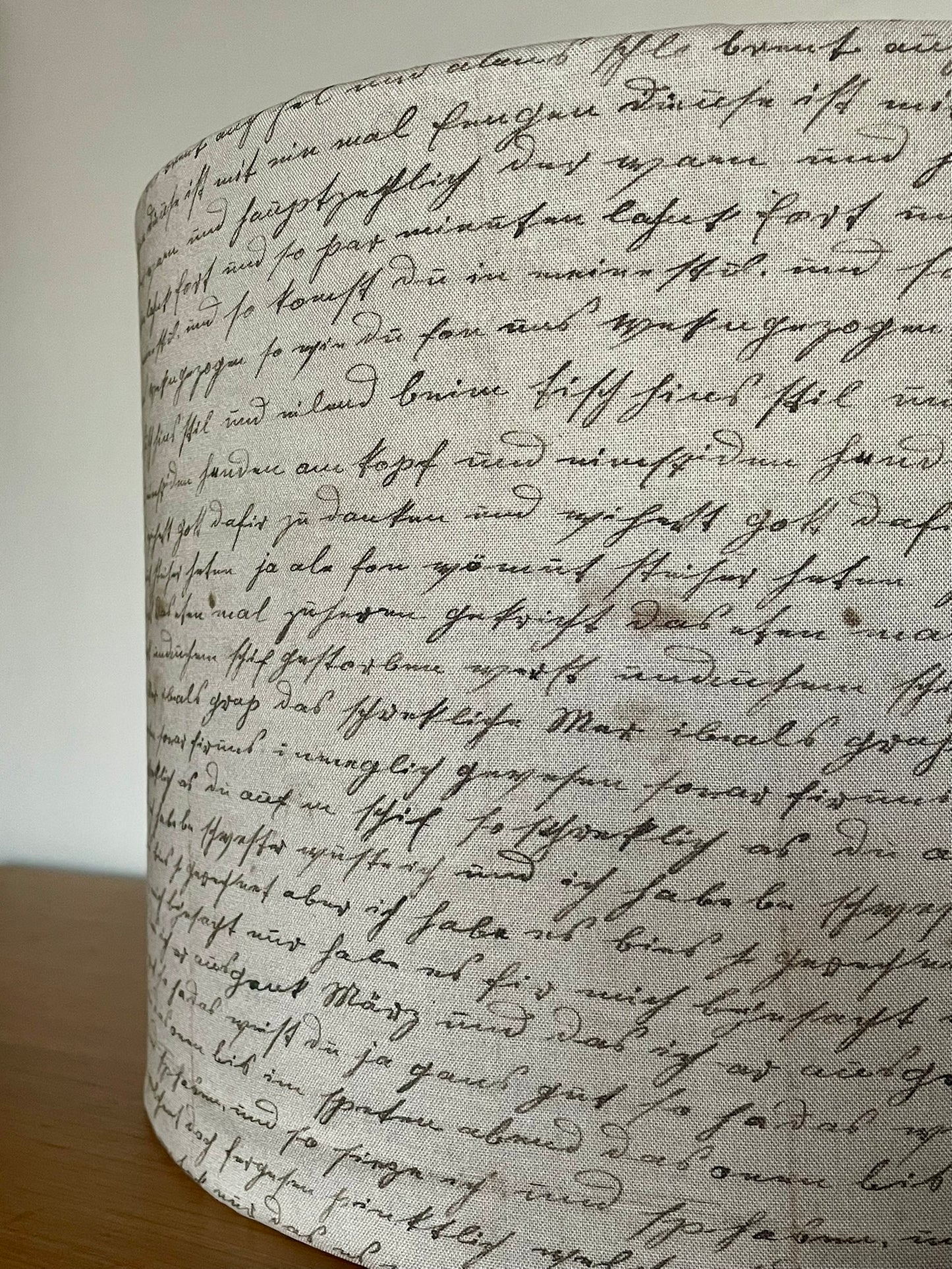 Vintage Handwriting Lampshade