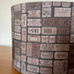 Charcoal Tickets Lampshade