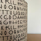 Typography Lampshade