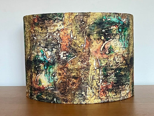 Painters Drop Cloth Multi Colour Lampshade
