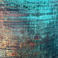 Green Gold Distressed Patina Lampshade
