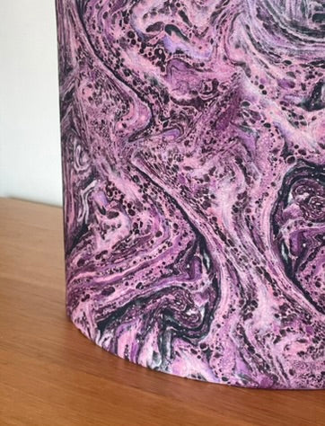Purple Marble Lampshade