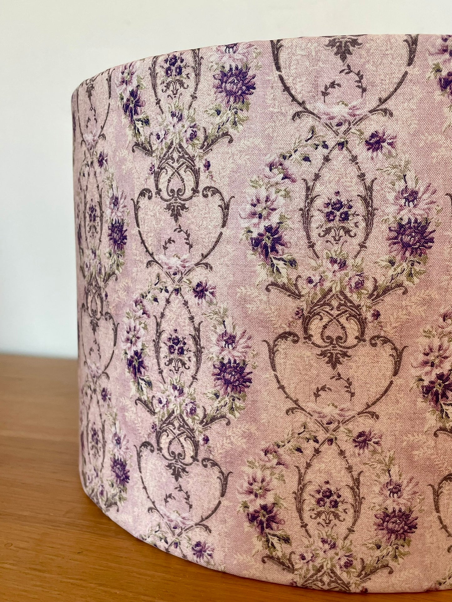 Purple Vintage Wallpaper Lampshade