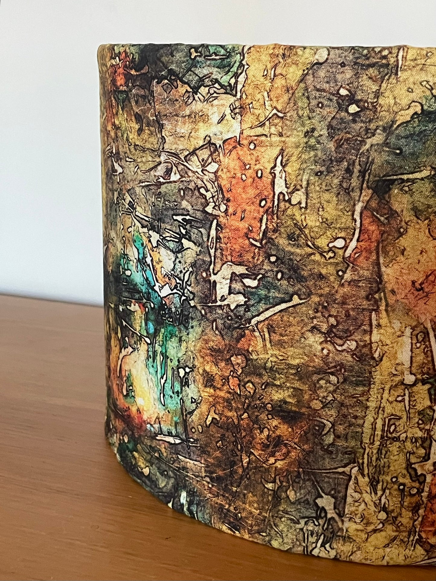 Painters Drop Cloth Multi Colour Lampshade