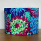 Bright Blue, Purple green and Pink Cactus Dahlia Lampshade