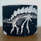 Dinosaur Skeleton With Scientific Text Lampshade