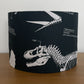 Dinosaur Skeleton With Scientific Text Lampshade