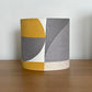 Grey and Yellow Geometric Circle Pattern Lampshade