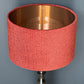Textured Burnt Orange Chenille Lampshade