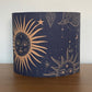 Navy and gold constellation Lampshade