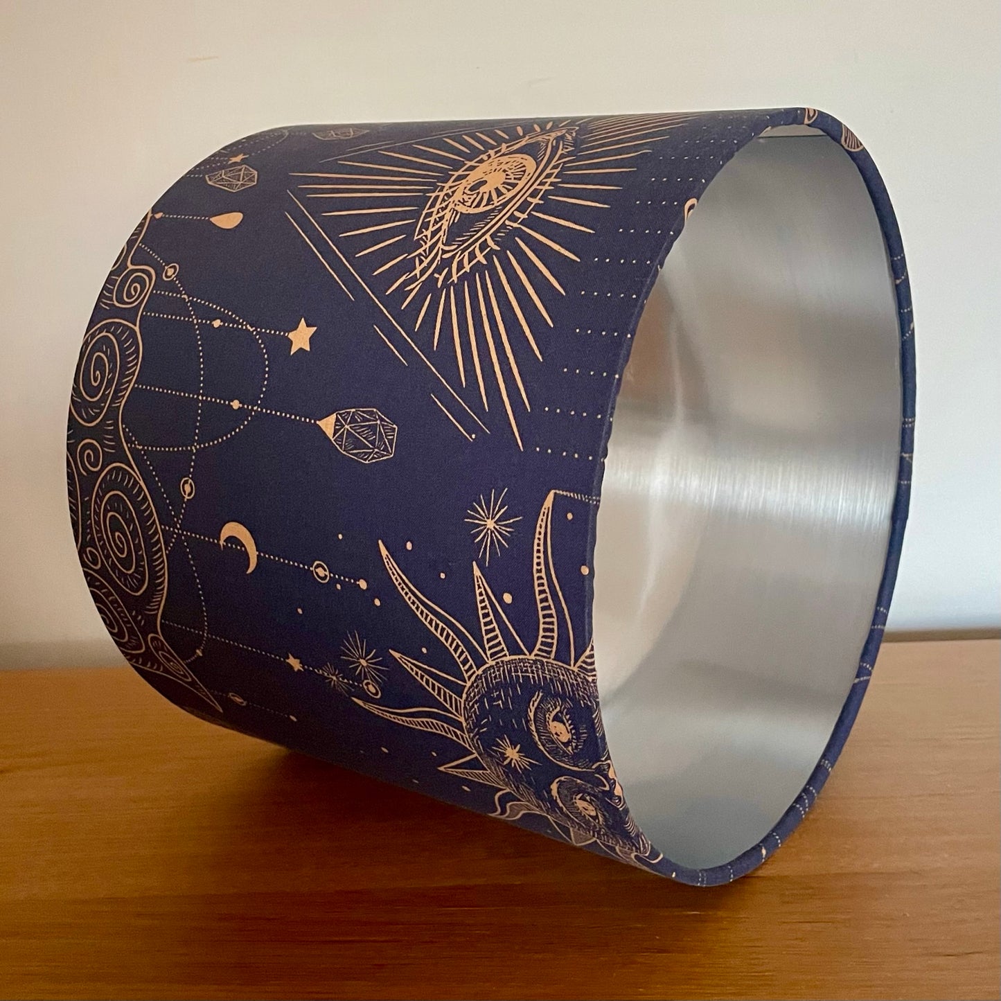 Navy and gold constellation Lampshade