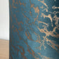Dark green / teal velvet lampshade