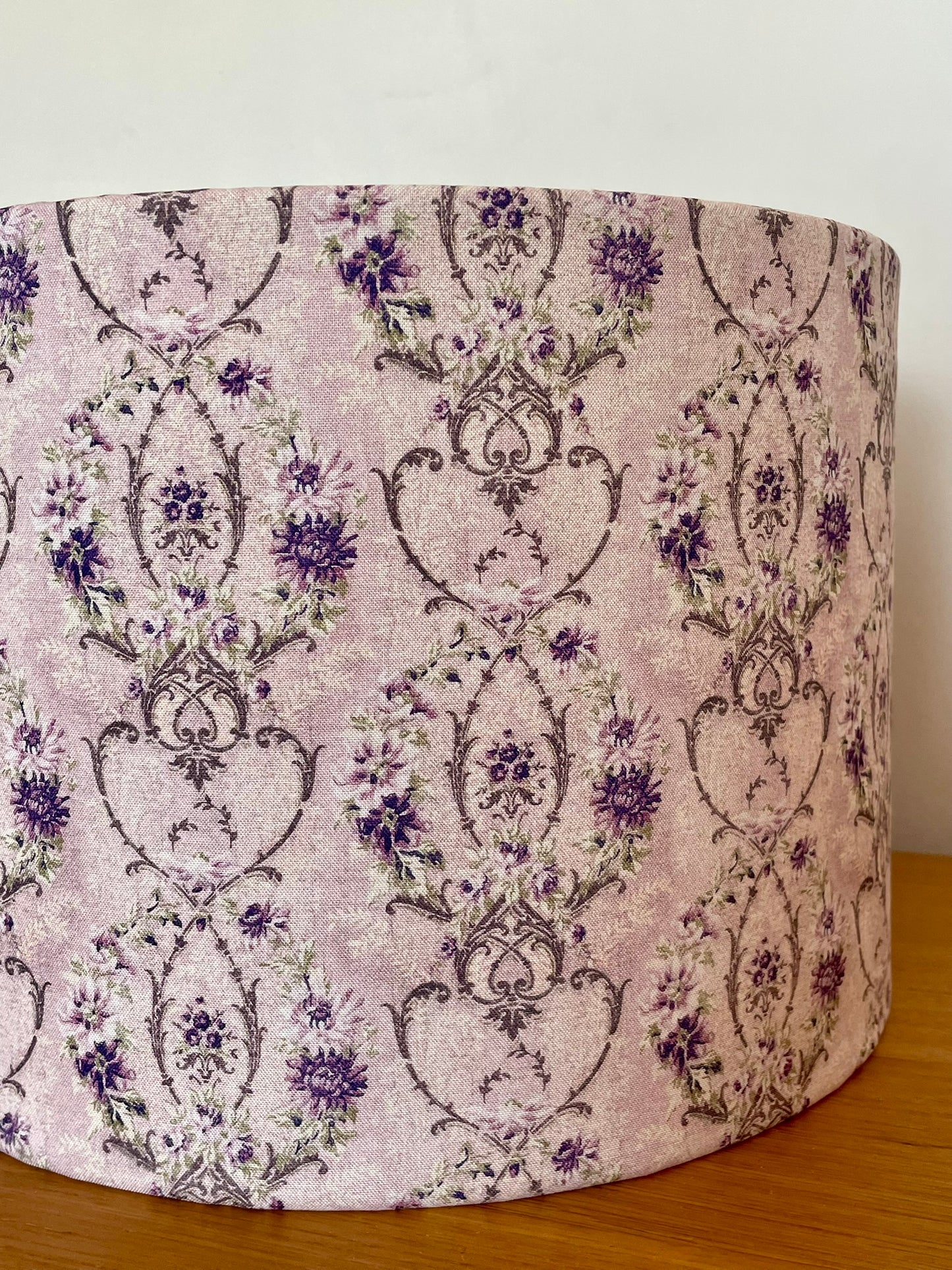Purple Vintage Wallpaper Lampshade