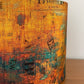 Urban Grunge Orange Teal Lampshade