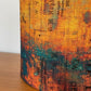 Urban Grunge Orange Teal Lampshade
