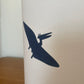 White and Blue Dinosaur Lampshade