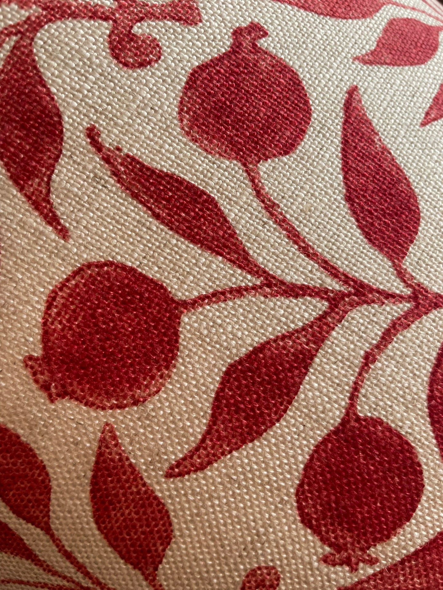 Rose Hip Red William Morris Lampshade