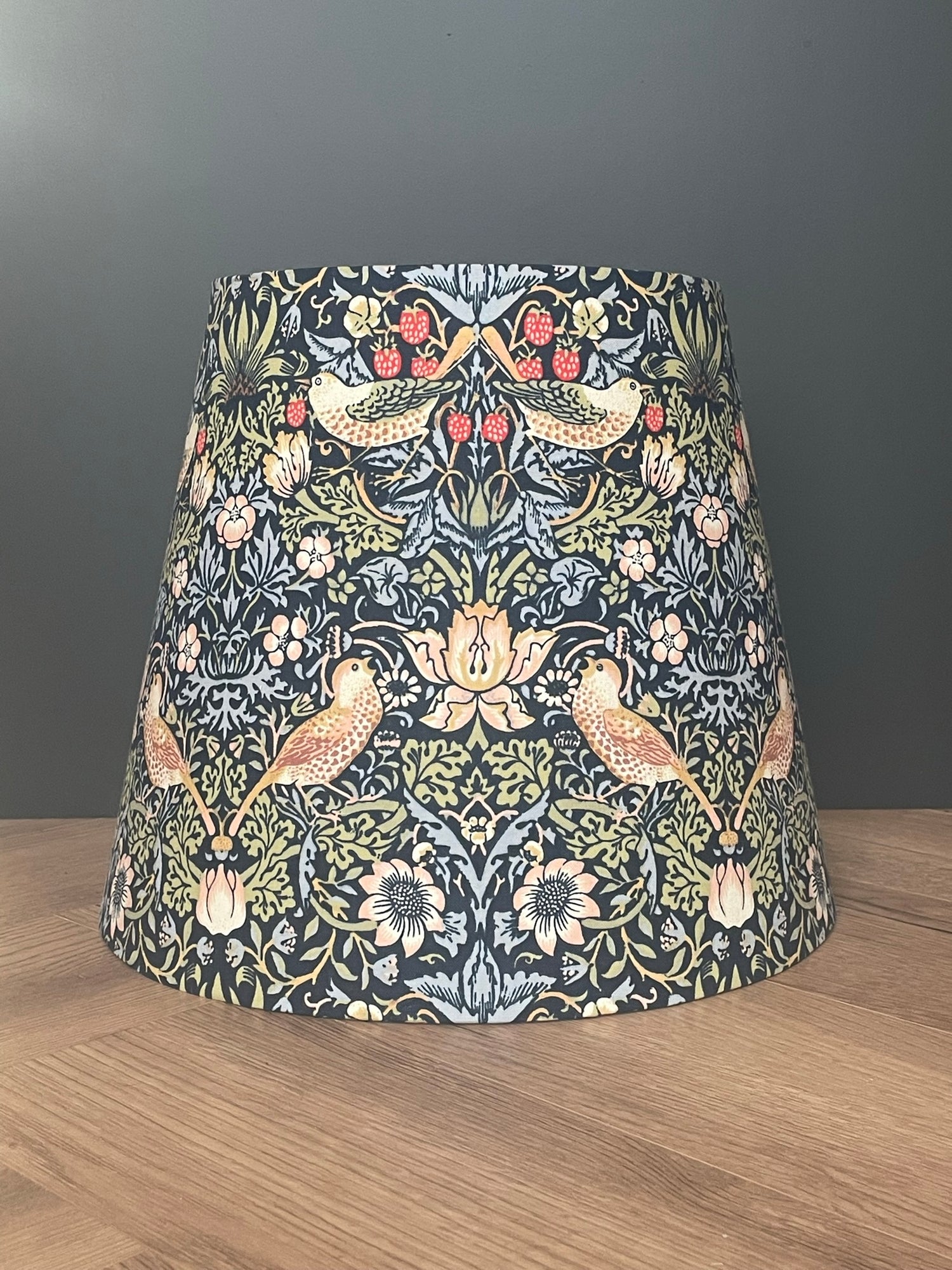 Custom William Morris Strawberry Thief Lampshade