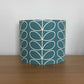 Orla Deep Duck Egg Linear Stem Lampshade